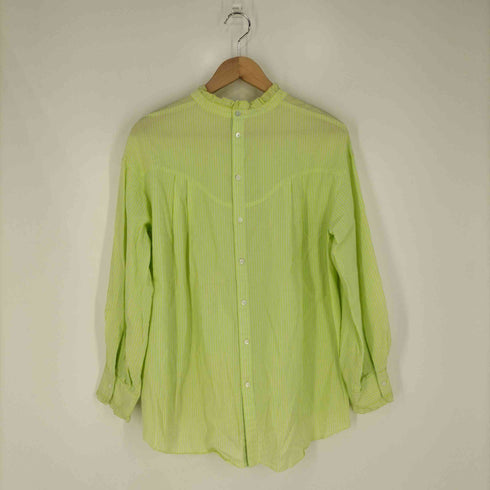 ユナイテッドアローズグリーンレーベルリラクシング UNITED ARROWS green label relaxing フリルネック ブラウス レディース FREE