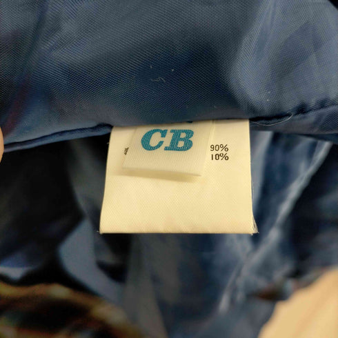 CB ウエストベルト ウールチェックガウンコート メンズ