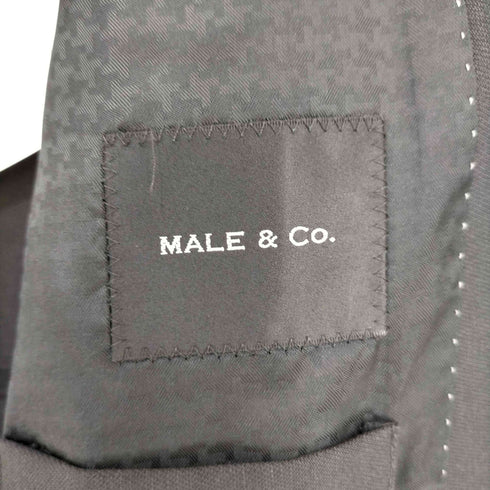メイルアンドコー MALE & Co. DR.SUIT 総裏 開き見せ センターベント 3P 2Bシングルテーラードジャケット メンズ A4