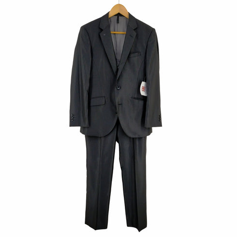 メイルアンドコー MALE & Co. SHINY WOOL 総裏 開き見せ センターベンツ 2Bシングルテーラードジャケット セットアップ メンズ A4