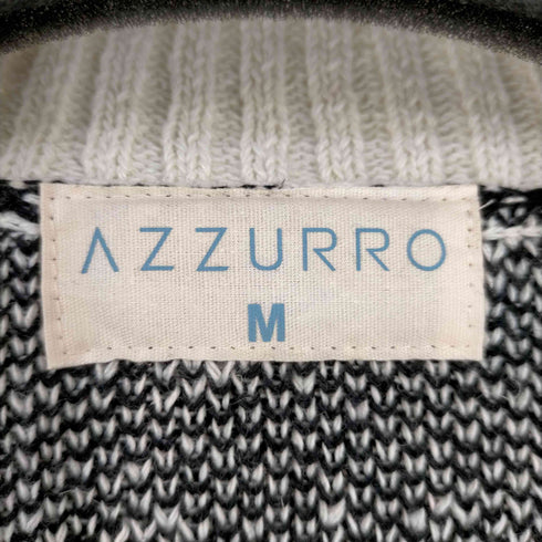 AZZURRO バーズアイ柄 カーディガン メンズ JPN:M