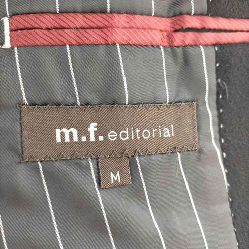 エムエフエディトリアル M.F.EDITORIAL カシミヤ97 総裏 開き見せ サイドベンツ 2Bシングルテーラードジャケット メンズ JPN:M