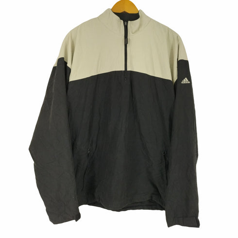 アディダス adidas 90s GOLF パフォーマンスロゴ ツートン ハーフジップジャケット メンズ 2XO