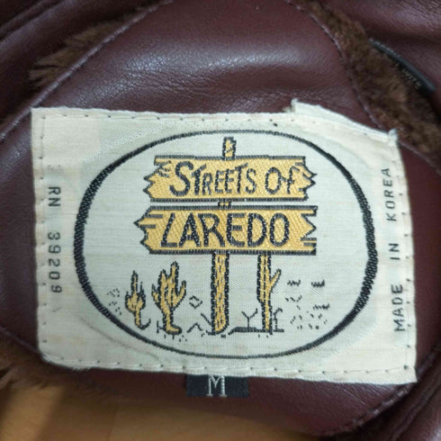 STREETS OF LAREDO 韓国製 PVCレザー ジャケット メンズ JPN:M