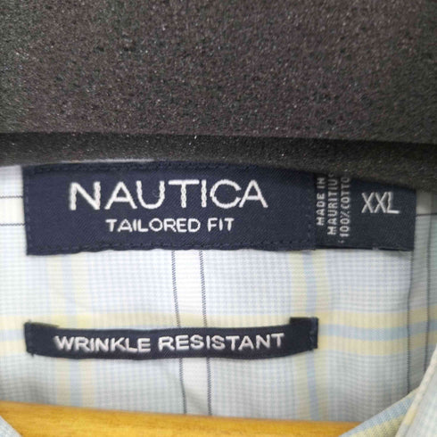 ノーティカ NAUTICA WRINKLE RESISTANT BDチェックL/Sシャツ メンズ JPN:XXL
