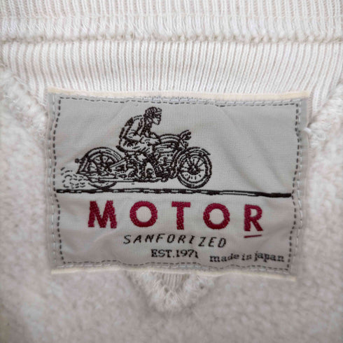 モーター MOTOR リブ長 フリーダムスリーブ 両Vガゼット ツートン クルーネックスウェット メンズ JPN:S