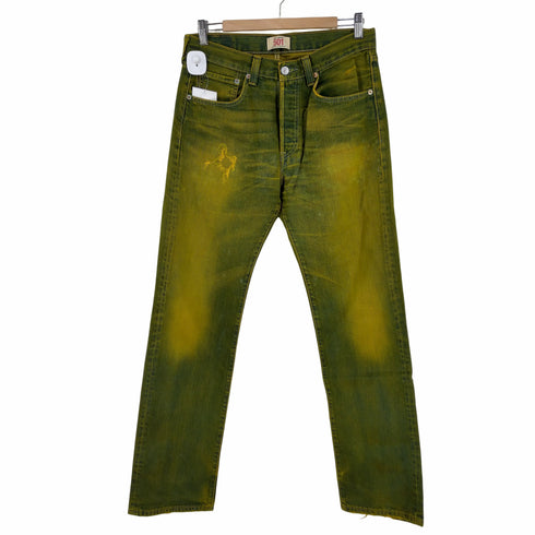 リーバイス Levis 501 ガーメントダイ ボタンフライ ストレートデニムパンツ メンズ 32x34
