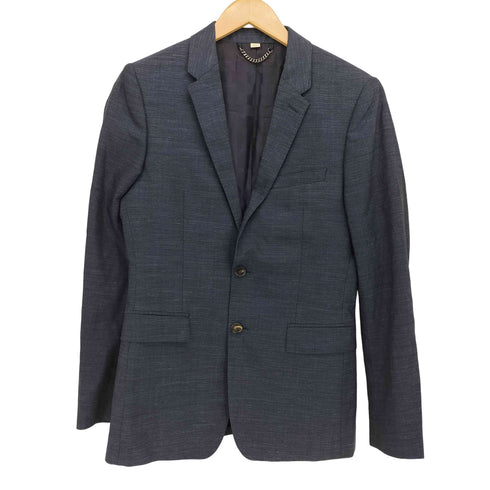 バーバリーロンドン BURBERRY LONDON テーラードジャケット リネン混 総裏地 シングル 2B メンズ 46R