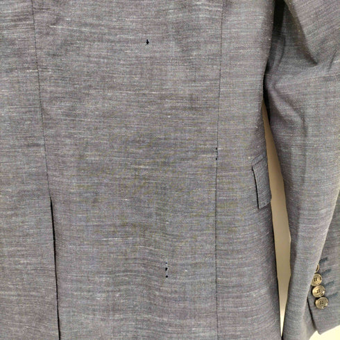 バーバリーロンドン BURBERRY LONDON テーラードジャケット リネン混 総裏地 シングル 2B メンズ 46R