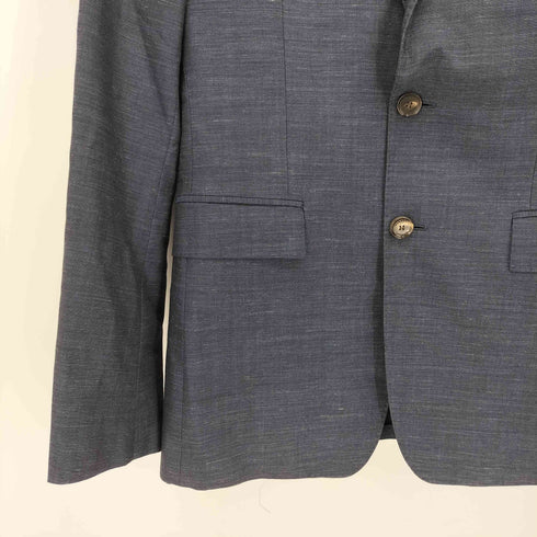 バーバリーロンドン BURBERRY LONDON テーラードジャケット リネン混 総裏地 シングル 2B メンズ 46R