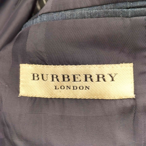 バーバリーロンドン BURBERRY LONDON テーラードジャケット リネン混 総裏地 シングル 2B メンズ 46R