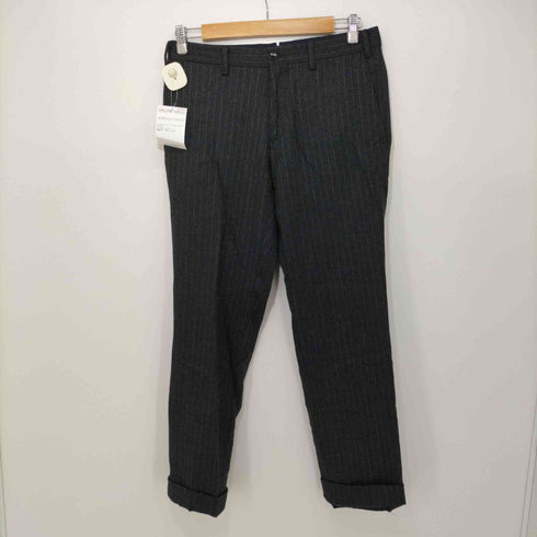 ジャーナルスタンダードトライセクト JOURNAL STANDARD TRISECT カシミヤ混 ストライプ スーツセットアップ 2Bテーラードジャケット スラックスパンツ メンズ M