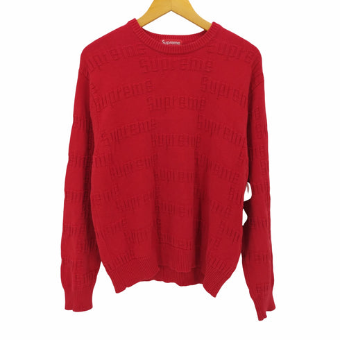 シュプリーム Supreme 19AW Raised Logo Sweater メンズ import:M