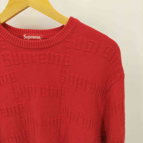 シュプリーム Supreme 19AW Raised Logo Sweater メンズ import:M