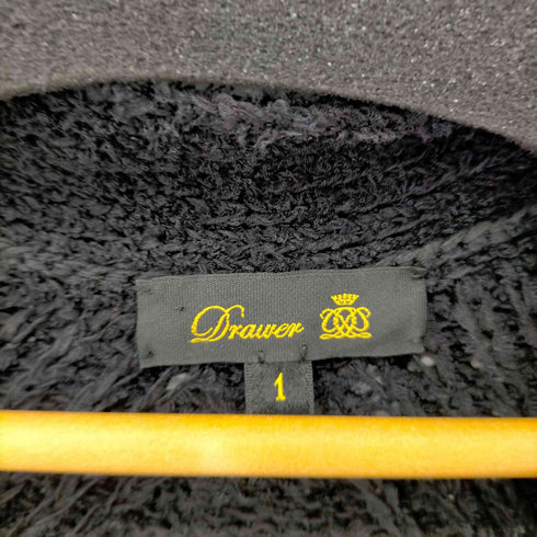 ドゥロワー Drawer コットン ナイロン Vネック カーディガン レディース JPN:1