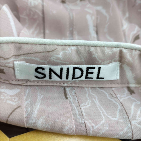 スナイデル snidel マーブルフラワー柄ワンピ レディース 0