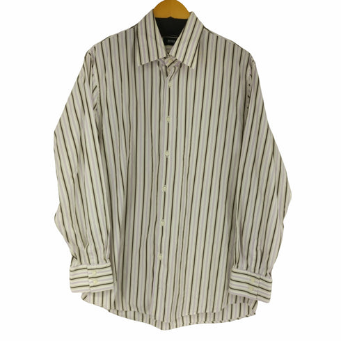 ボスヒューゴボス BOSS HUGO BOSS ストライプL/Sシャツ メンズ 43 17