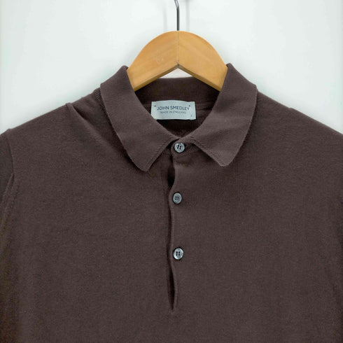 ジョンスメドレー JOHN SMEDLEY コットンニットポロシャツ メンズ JPN:L