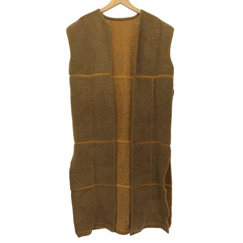 アメリヴィンテージ Ameri VINTAGE 2021AW MOUTON LIKE KNIT VEST ロングニットベスト レディース FREE
