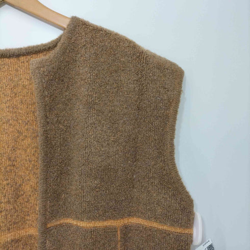 アメリヴィンテージ Ameri VINTAGE 2021AW MOUTON LIKE KNIT VEST ロングニットベスト レディース FREE
