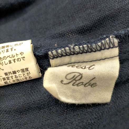 ネストローブ nest Robe リネンギャザースカート ロング インディゴ染め レディース