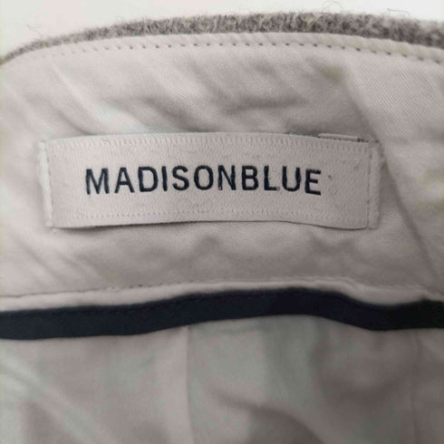 マディソンブルー MADISONBLUE ウール ジッパーフライ フレアパンツ レディース