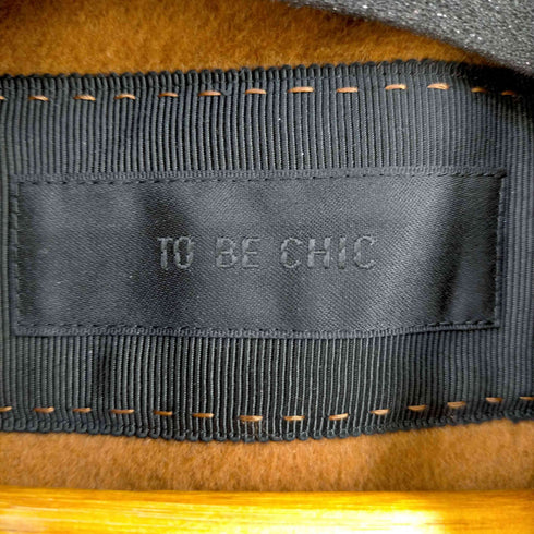 トゥービーシック TO BE CHIC ロングコート ウール 42 茶 ブラウン /EK レディース 42