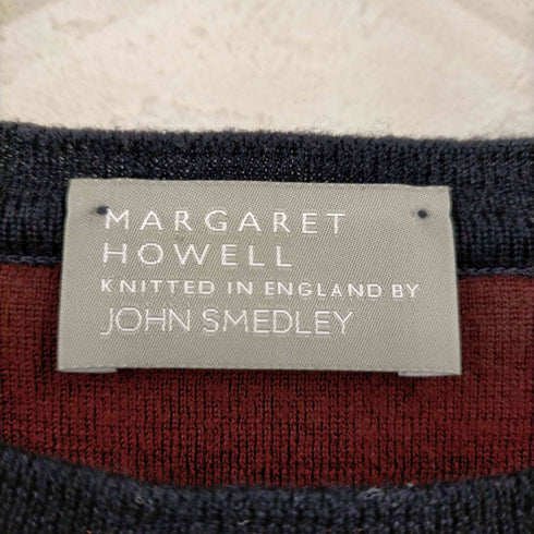 マーガレットハウエル MARGARET HOWELL ニット セーター ボーダー クルーネック レディース JPN:2