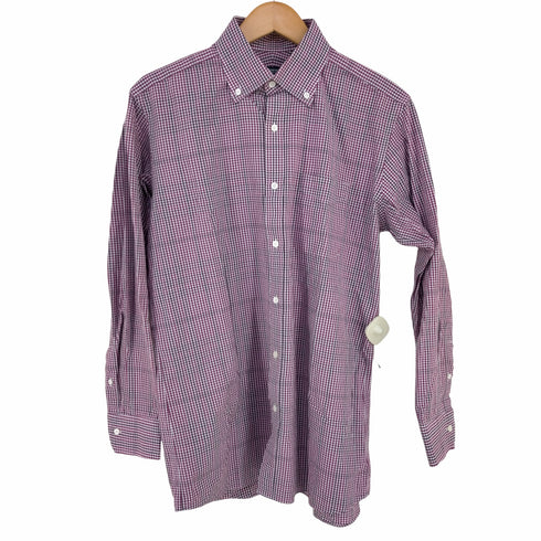 バーバリーロンドン BURBERRY LONDON カジュアルシャツ 長袖 ボタンダウン チェック メンズ import:M