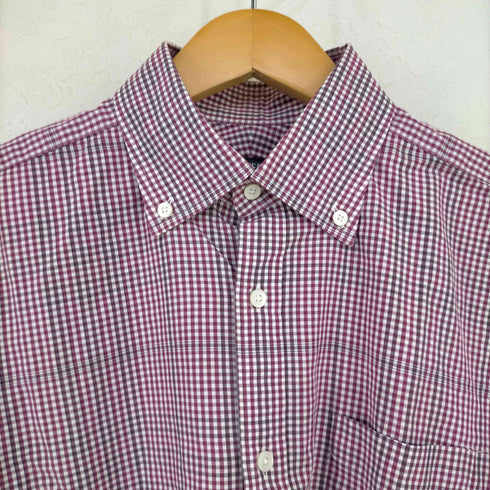 バーバリーロンドン BURBERRY LONDON カジュアルシャツ 長袖 ボタンダウン チェック メンズ import:M