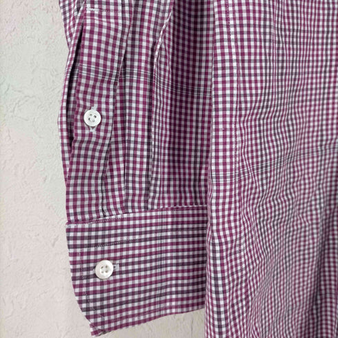 バーバリーロンドン BURBERRY LONDON カジュアルシャツ 長袖 ボタンダウン チェック メンズ import:M