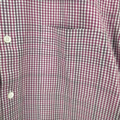 バーバリーロンドン BURBERRY LONDON カジュアルシャツ 長袖 ボタンダウン チェック メンズ import:M