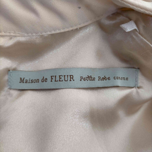 メゾンドフルール Maison de FLEUR Petite Robe canone 冬楽章 theme 2021 Winter ~Effet Papillon~ オードブル前のワンピース フレアワンピース レディース S