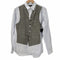 コムデギャルソンオムプリュス COMME des GARCONS HOMME PLUS 10SS Random Collage ランダムコラージュ期 ジレベスト ドッキング ストライプ柄 長袖シャツ メンズ JPN:S
