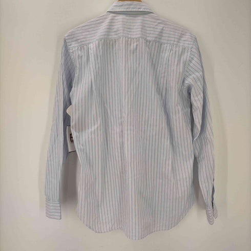 コムデギャルソンオムプリュス COMME des GARCONS HOMME PLUS 10SS Random Collage ランダムコラージュ期 ジレベスト ドッキング ストライプ柄 長袖シャツ メンズ JPN:S