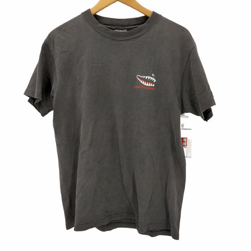オニータ ONEITA SALLYCAN'TDANCE USA製 OLD SKATE シャークプリント 両面プリント Tシャツ メンズ import:M