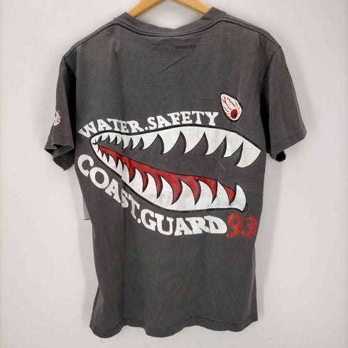 オニータ ONEITA SALLYCAN'TDANCE USA製 OLD SKATE シャークプリント 両面プリント Tシャツ メンズ import:M