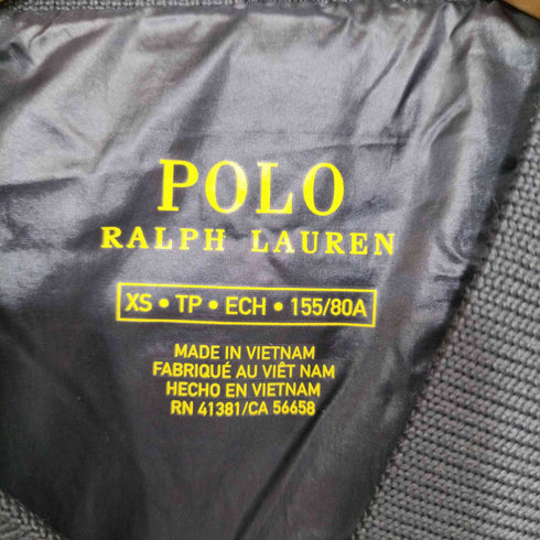 ポロラルフローレン POLO RALPH LAUREN gothic p rowing puffer bomber jacket ワッペン 中綿ジャケット ボンバージャケット レディース import:XS
