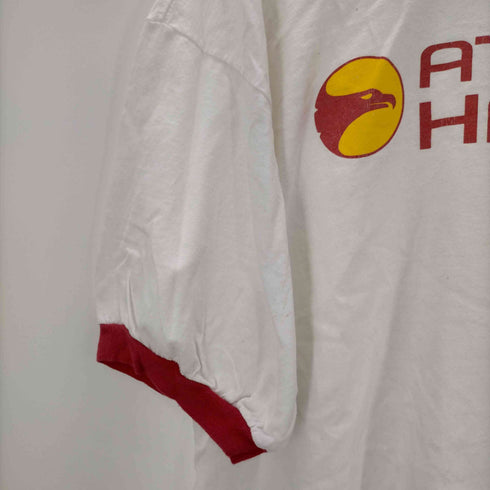 ハードウッドクラシック hardwood classics MAJESTICボディ USA製 NBA ATLANTA HAWKS トリムT リンガーTシャツ メンズ import:XXL