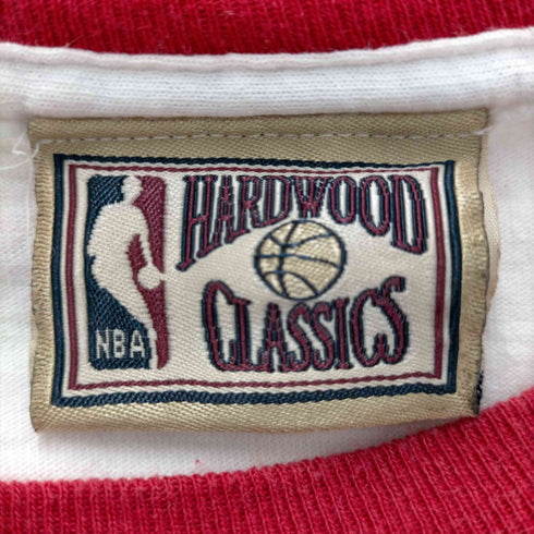 ハードウッドクラシック hardwood classics MAJESTICボディ USA製 NBA ATLANTA HAWKS トリムT リンガーTシャツ メンズ import:XXL