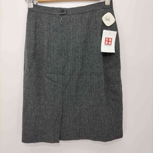 マックスマーラ MAX MARA ヘリンボーン カシミヤ混 タイトスカート レディース JPN:42
