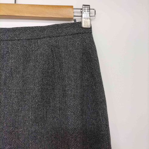 マックスマーラ MAX MARA ヘリンボーン カシミヤ混 タイトスカート レディース JPN:42