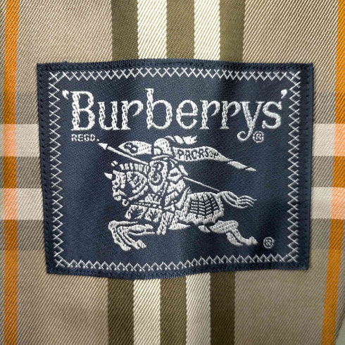 バーバリーズ BURBERRYS ステンカラーコート アウター ロング 裏地チェック ヴィンテージ メンズ