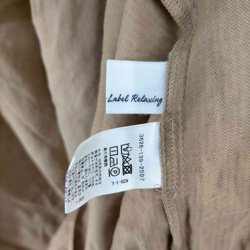 グリーンレーベルリラクシング GREEN LABEL RELAXING CFCミニヘリンボーンカフタンワンピース レディース FREE