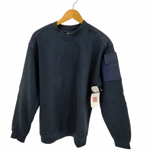 パネルコットン切替 ショルダーポケットスウェット メンズ import:M