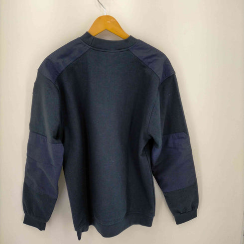 パネルコットン切替 ショルダーポケットスウェット メンズ import:M