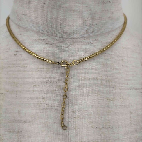 クリスチャンディオール Christian Dior ネックレス ヴィンテージ 付け替え ゴールド レディース