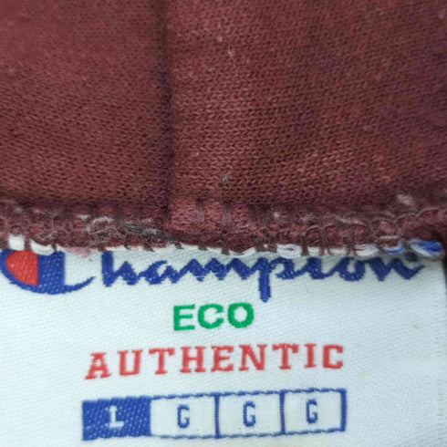 チャンピオン Champion ECO AUTHENTIC カレッジロゴ刺繍 プルオーバーパーカー メンズ import:L