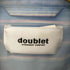 ダブレット doublet 22SS BLEACHED GAUZE SHIRT メンズ JPN:M