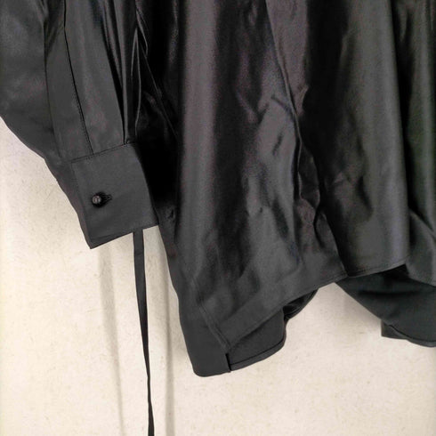 ゼロエイトサーカス 08sircus 22AW サテン Vネックドレープシャツ レディース JPN:1